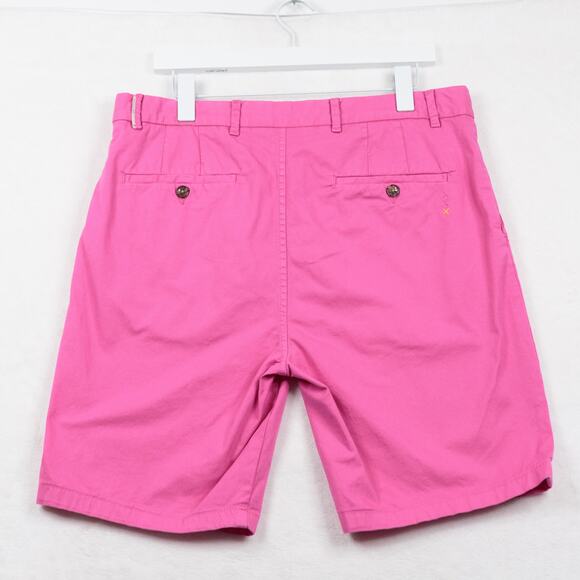 SCOTCH & SODA Stuart 9" Chino Shorts Organic Cotton Preppy Golf Pink Mens Sz 34 - Picture 4 of 11